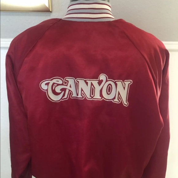 Vintage Bike Satin Jacket 80’s Mark Canyon - Picture 3 of 7
